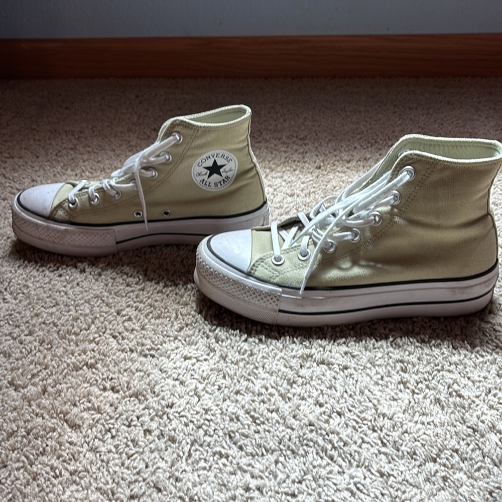 Green platform converse - Picture 3 of 7